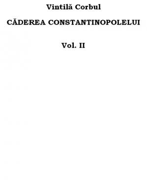 Caderea Constantinopolelui vol.2 descarcă iubiri de poveste online gratis .PDF 📖