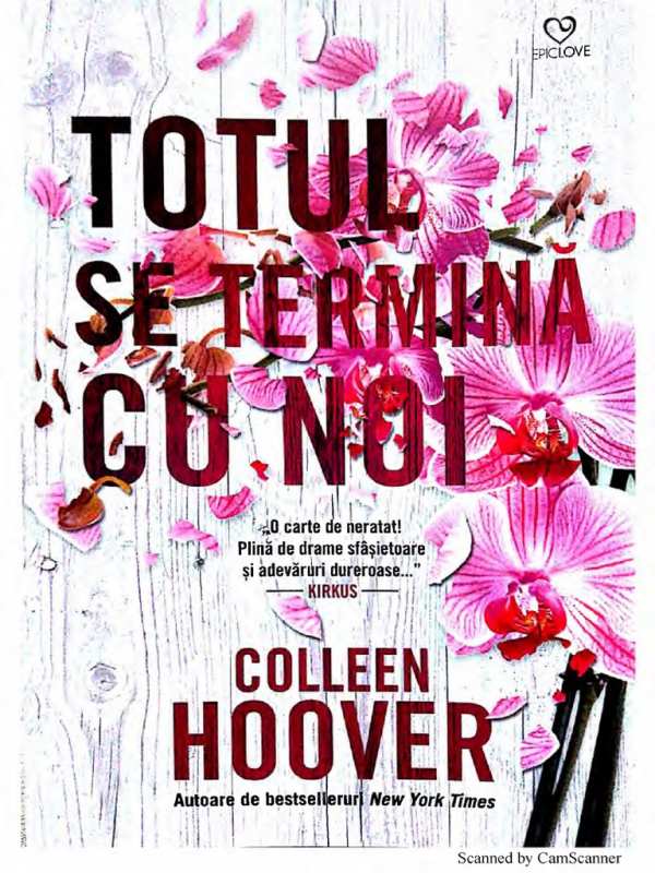 Totul se termină cu noi de Colleen Hoover citește cărți de dragoste gratis  .Pdf 📖