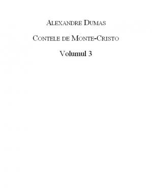 Contele de Monte-Cristo vol.3 descarcă carți bune online gratis PDf 📖